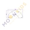 Secondary Class Room – Semi Circle Adjustable Age Multi Table 02