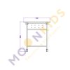 Secondary Class Room – Silver Perforated Desk