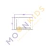 Secondary Class Room – Silver Perforated Desk