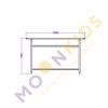 Secondary Class Room – Silver Perforated Table 02