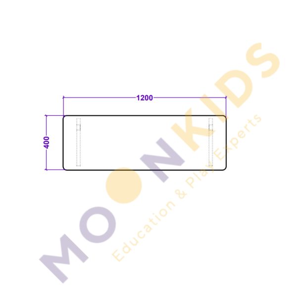 Secondary Class Room – Silver Perforated Table 02