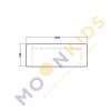 Secondary Class Room – Sliver Perforated Table 01