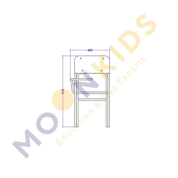Secondary Class Room – Tablet Arm Chair 03