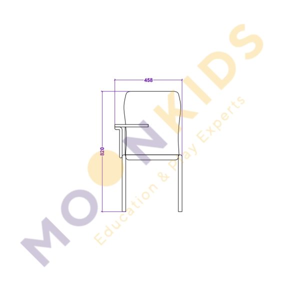 Secondary Class Room – Tablet Arm Chair 1