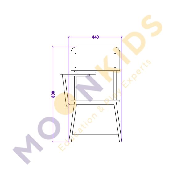 Secondary Class Room – Tablet Arm Chair 2