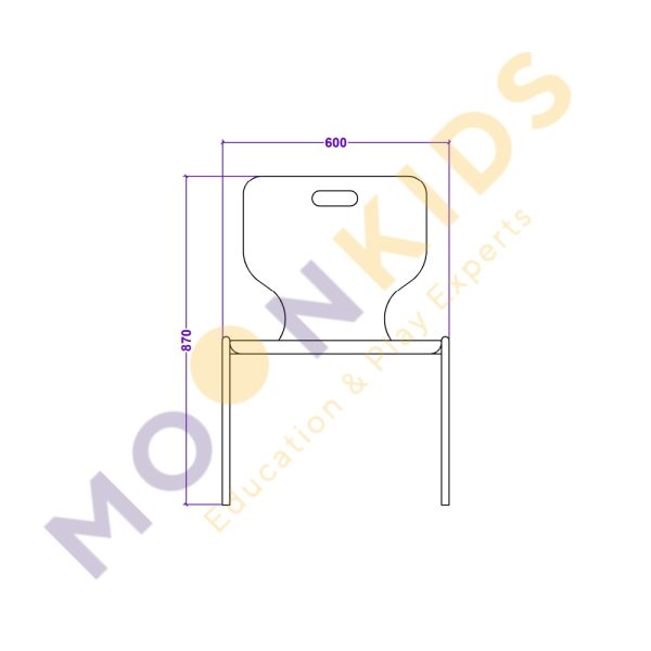 Secondary Class Room – Tobby Chair 01