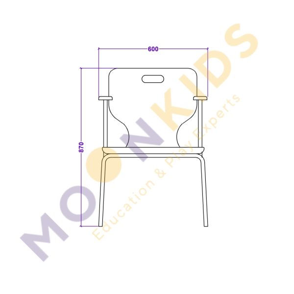 Secondary Class Room – Tobby Chair 03