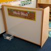 Shelving Unit With Magnetic Board