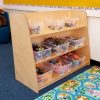 Shelving Unit With Magnetic Board