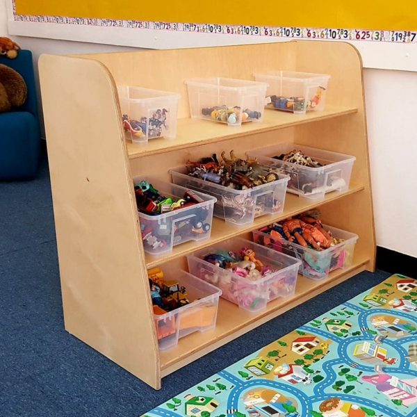 Shelving Unit With Magnetic Board