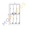 Six-Door locker