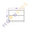 Small 3 Curved Shelf Unit