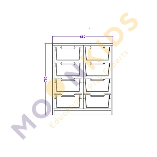 Small 8 Tray Unit