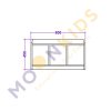 Small Bench Seating With Open Storage