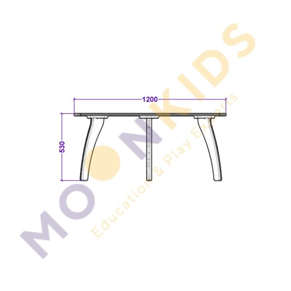 Small Semi Circle Table