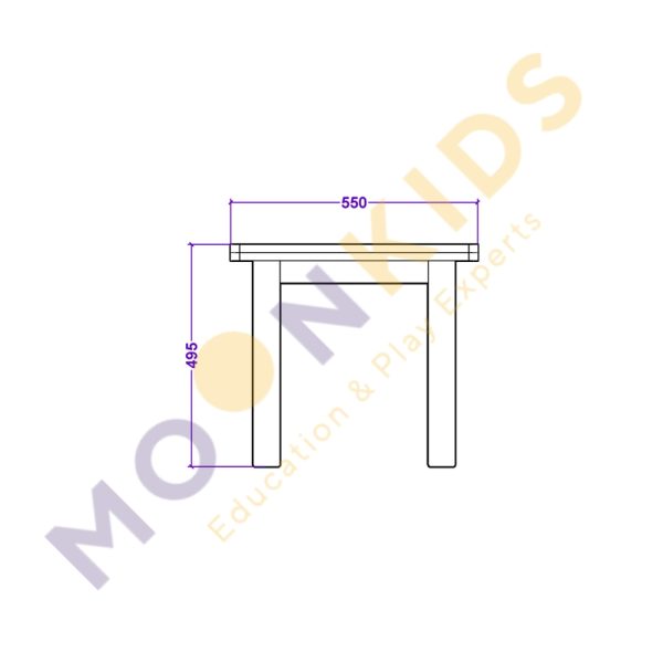 Small Square Table