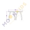 Square Jigsaw Puzzle Table Set