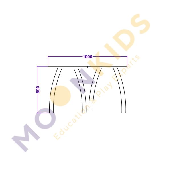 Square Jigsaw Puzzle Table Set