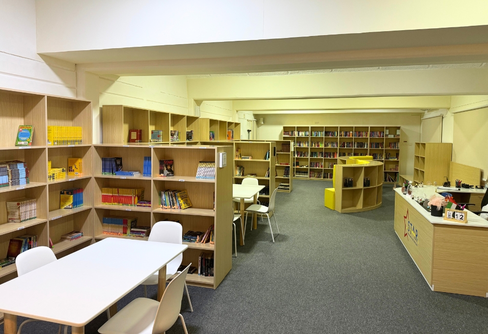 Stars International School – Secondary Library Design & Installation