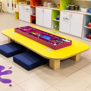 Short Arts & Crafts Table