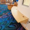 Wall Mounted Curved Table