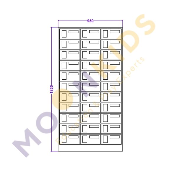 Thirty Three-Door locker