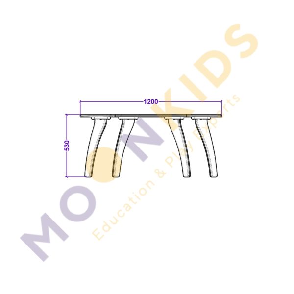 Trapezoid Table