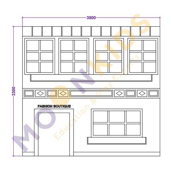 Two Storey Fashion Boutique Playhouse