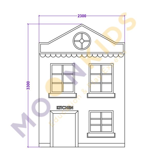 Two Storey Kitchen Playhouse