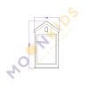 White Board Wall Drawing Frame