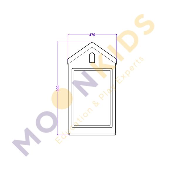 White Board Wall Drawing Frame