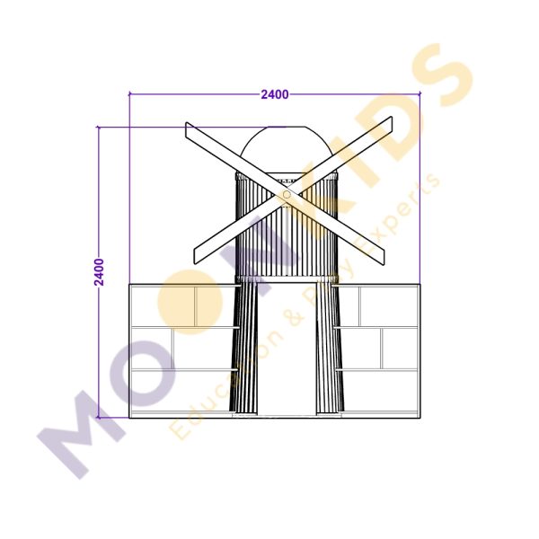 Windmill with Shelves