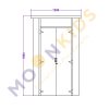Wooden Lockable Shed