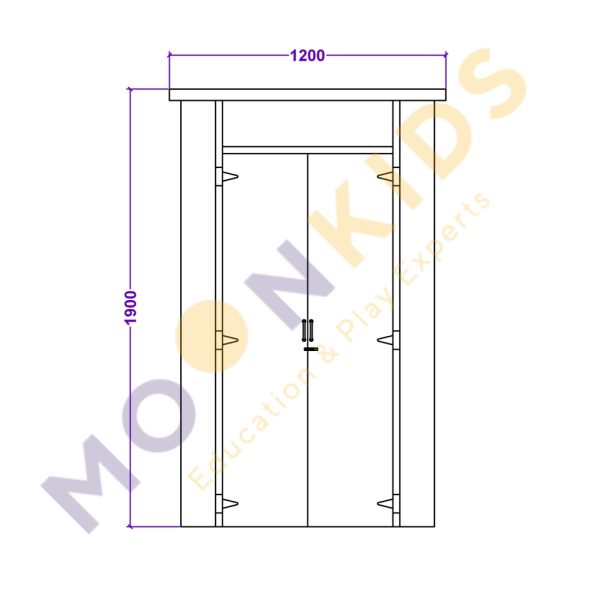 Wooden Lockable Shed