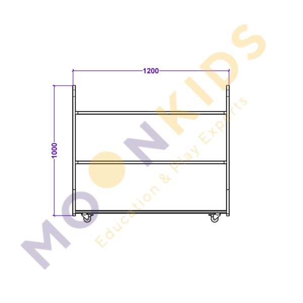 XL Mobile Shelving Unit
