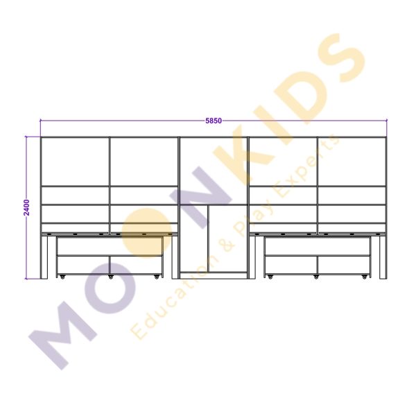 XL Music Instrument Storage Unit