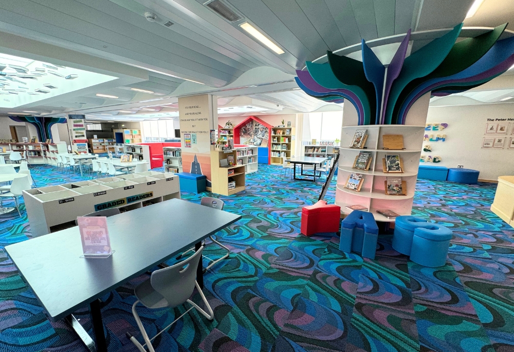 Yas American Academy – Library Design & Installation