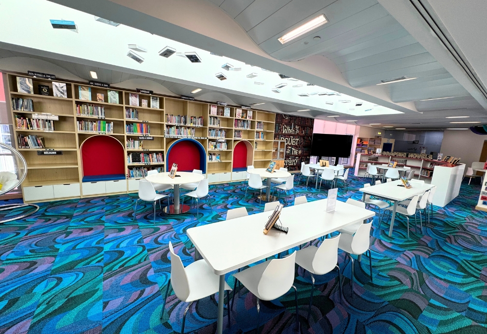 Yas American Academy – Library Design & Installation