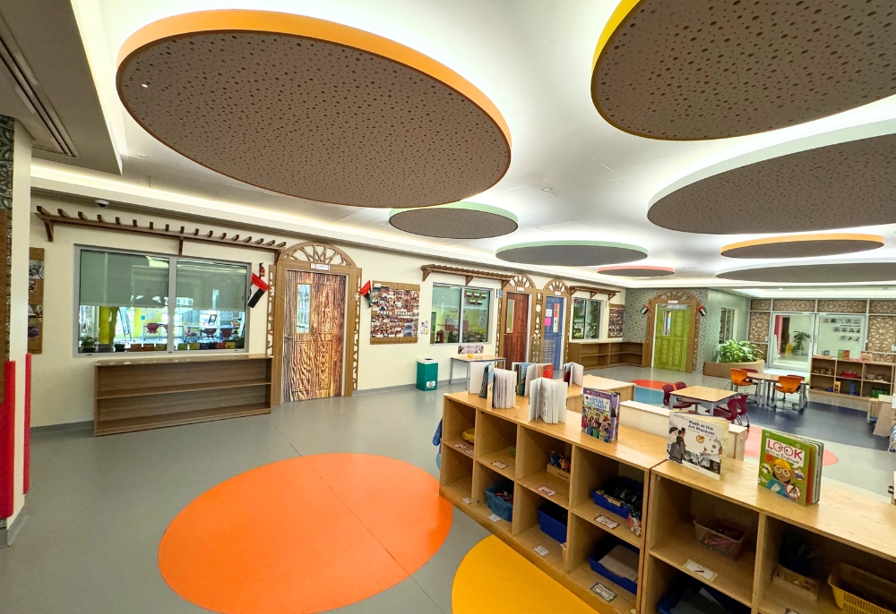Yas American Academy – Kindergarten Indoor Play Area Design & Installation