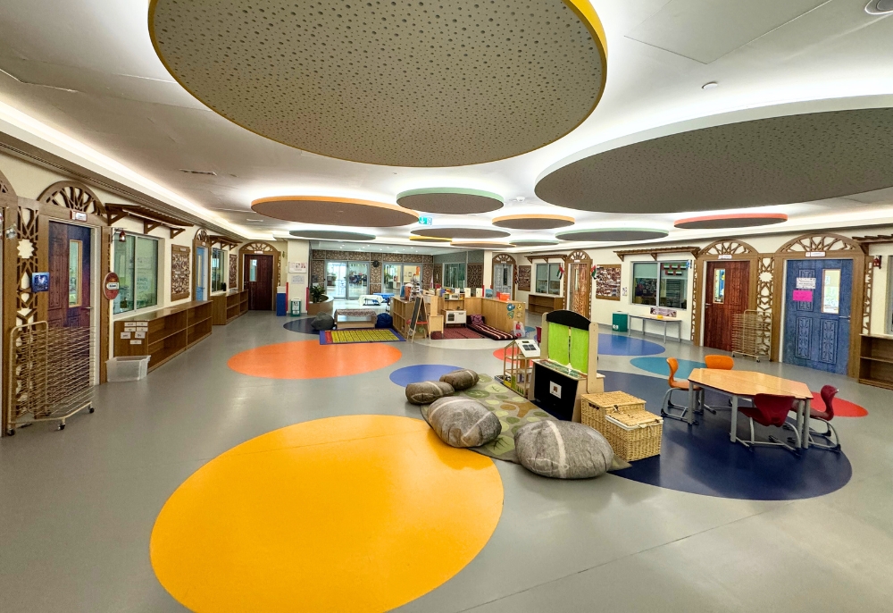 Yas American Academy – Kindergarten Indoor Play Area Design & Installation