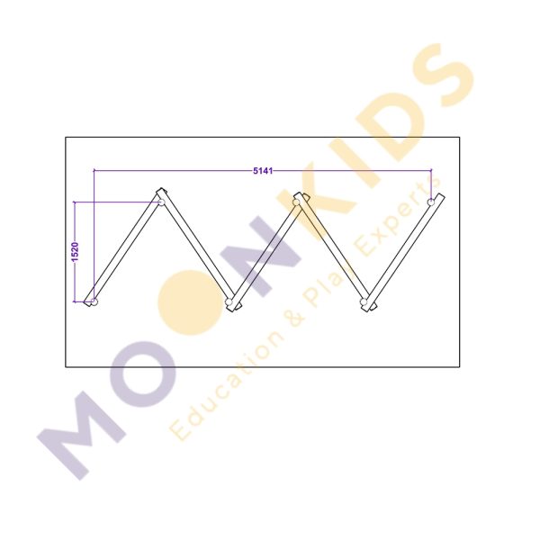 Zigzag Balance Beam