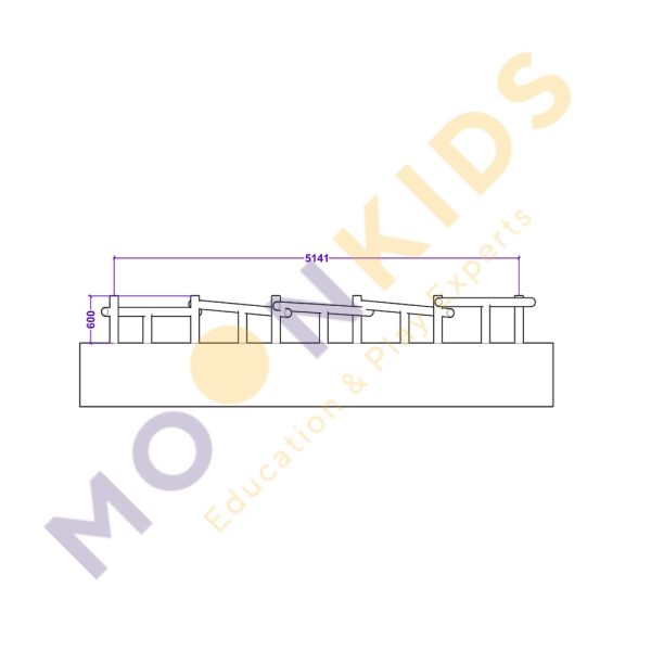 Zigzag Balance Beam