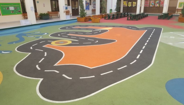 Wet pour EPDM surfacing