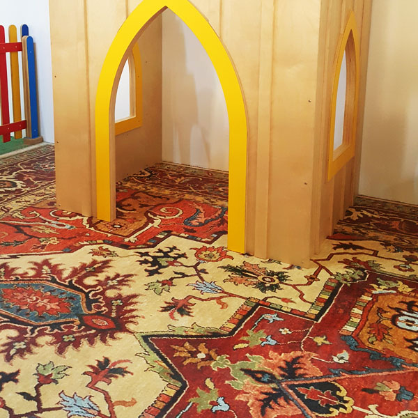 Moon Kids Arabic Rug Style Floor Sticker