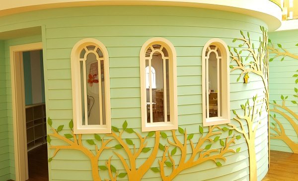 moon kids bespoke tree wall art 1