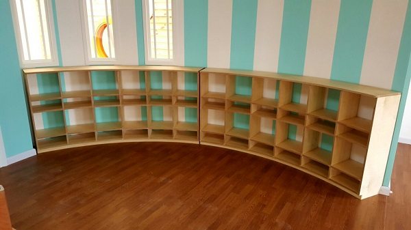 moon kids furniture curved shallow cubbies
