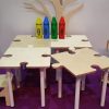 Square Jigsaw Puzzle Table Set