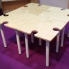 Square Jigsaw Puzzle Table Set