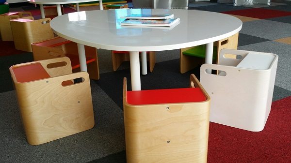 Moon Kids Furniture Egg Shaped Table