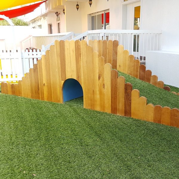 Moon Kids play time green grass fun hill